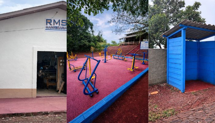 Campo Bonito - Comunidade da Vila Rural recebe melhorias em espaços públicos